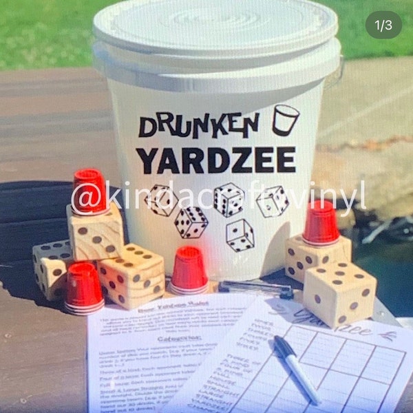 Giant Yahtzee Etsy