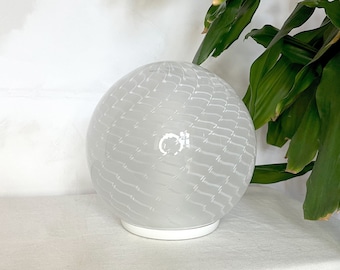 Original Vintage Murano Globe Sphere Table Lamp