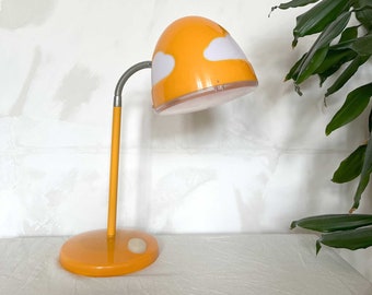 90's Vintage Ikea Skojig Orange Cloud Table Lamp