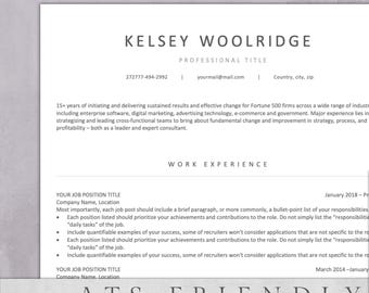 ATS Resume Template: Professional CV Design for Google Docs