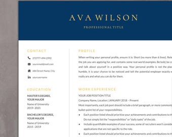 Modern Resume Template: Professional CV Design