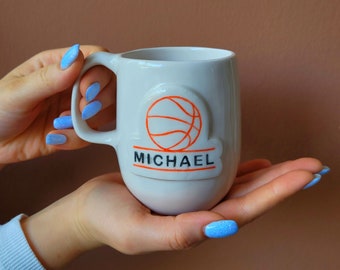 Handmade Ceramic Mug , 10 oz Coffee Tea Cup, Birthday Gift,Valentines Mothers Day