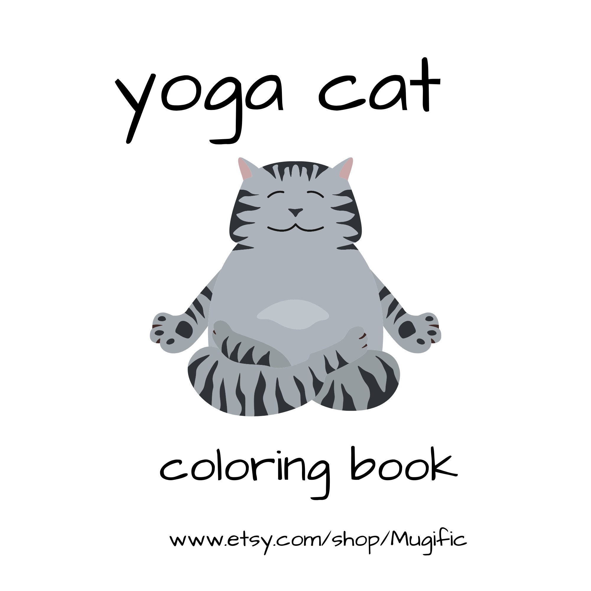 Yoga - An Adult Coloring Book - Cute Notebooks + Journals