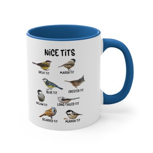 Funny Bird Pun Mug | You Dirty Bird Coffee Cup | Ornithology Humor Gift | Naughty Bird Names | Birdwatcher Gag Present