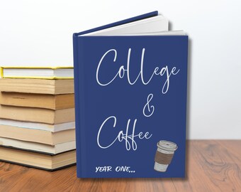 Student Hardcover Journal, College Planner Notebook, Colorful Dorm Decor, Back to School Gift, Freshman Study Journal, University Supplies