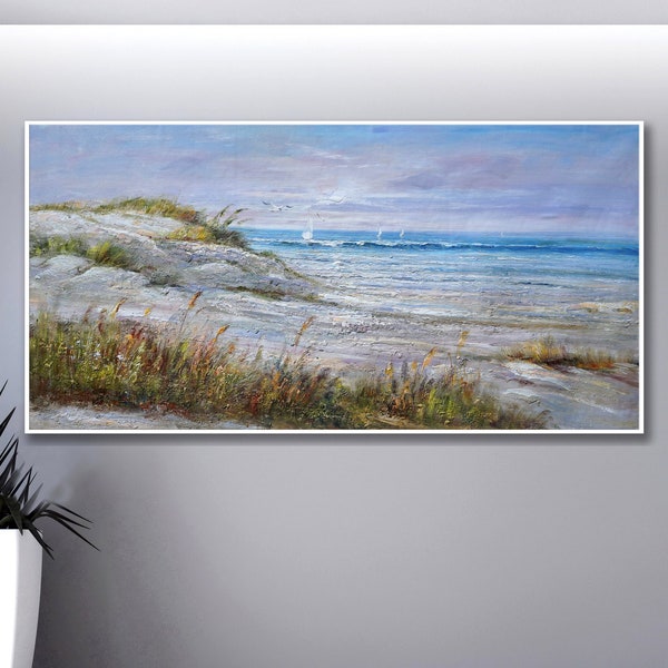 Beach Painting Etsy
