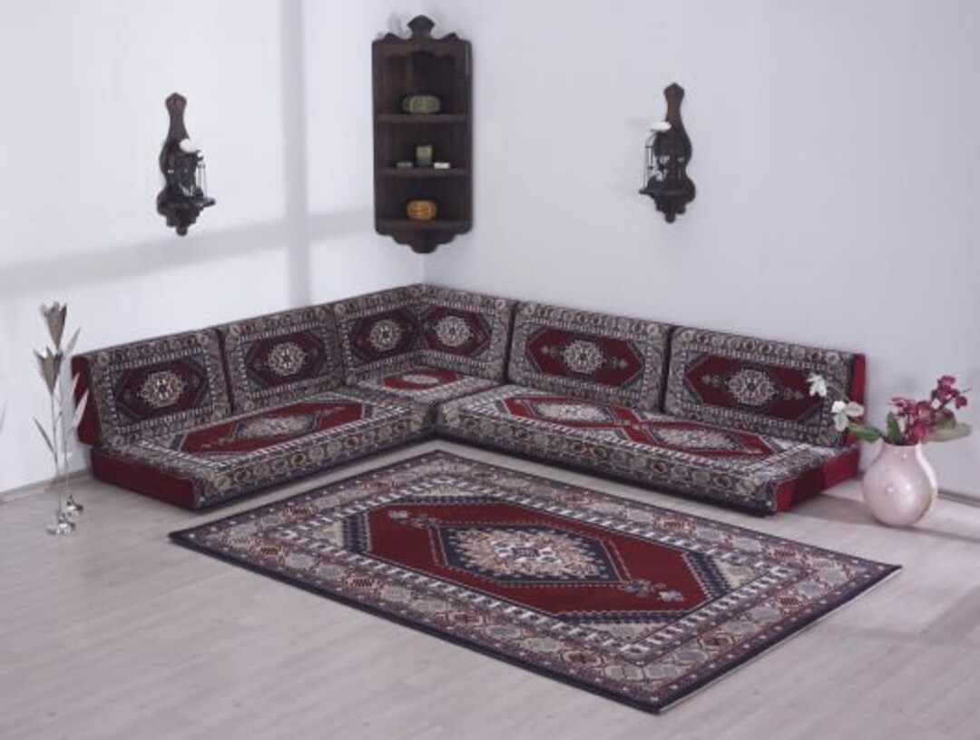 We Can Make Custom Order, Arabic Sofa Set, Bohemian Design, Divan Sofa