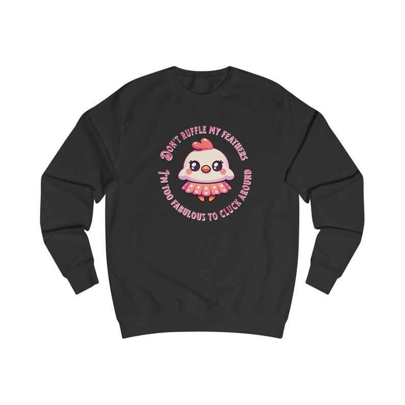 Lustiges Huhn Sweatshirt Bild 3