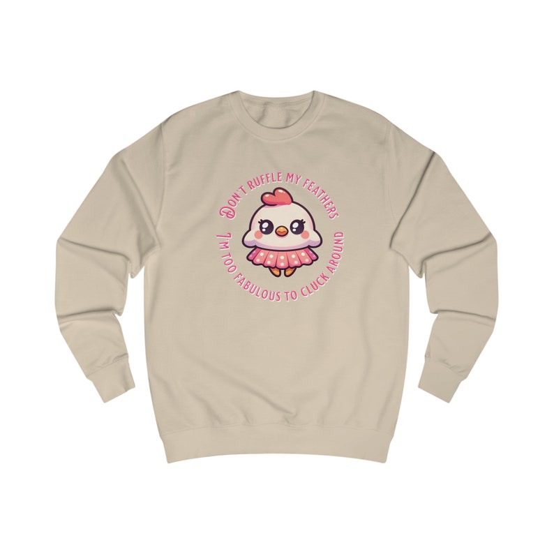 Whimsical Chicken Sweatshirt imagem 6