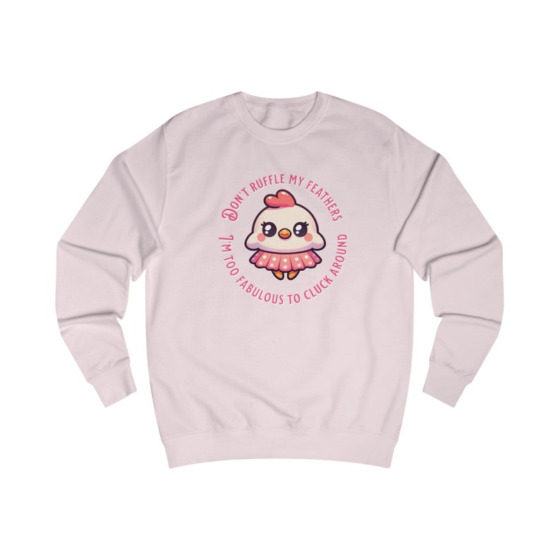 Lustiges Huhn Sweatshirt Bild 4