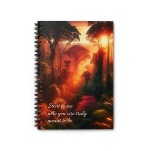 Inspirational Spiral Notebook - Start to See Who You Are Truly Meant to Be, Journal for Self-Discovery, Dream Journal, Gift for [...]
