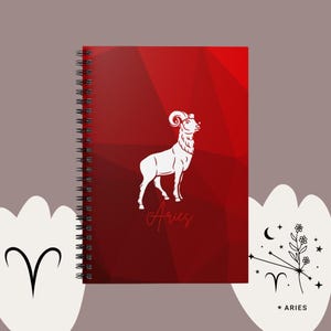 Diário do Zodíaco de Áries: Caderno Espiral de Afirmações Ousadas