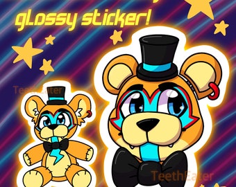 FNAF Security Breach Chibi Character Stickers Monstermaker -  Norway