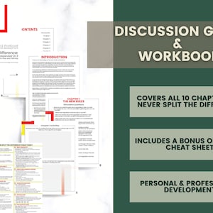 Never Split the Diffect Diskussionsleitfaden & Arbeitsbuch - Persönliche und berufliche Entwicklung - Verkaufsentwicklung