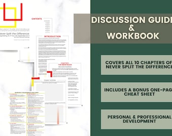 Nunca divida a diferença Guia de discussão e apostila - Desenvolvimento pessoal e profissional - Desenvolvimento de vendas