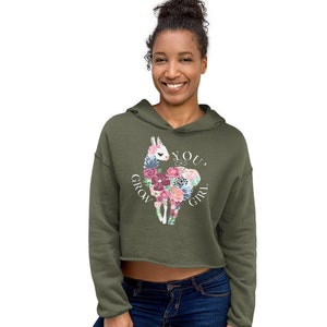 Cute top crop hoodies