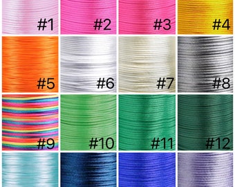 2.5mm Nylon satin cord/59 feet (18 m) per unit/ DIY cord/