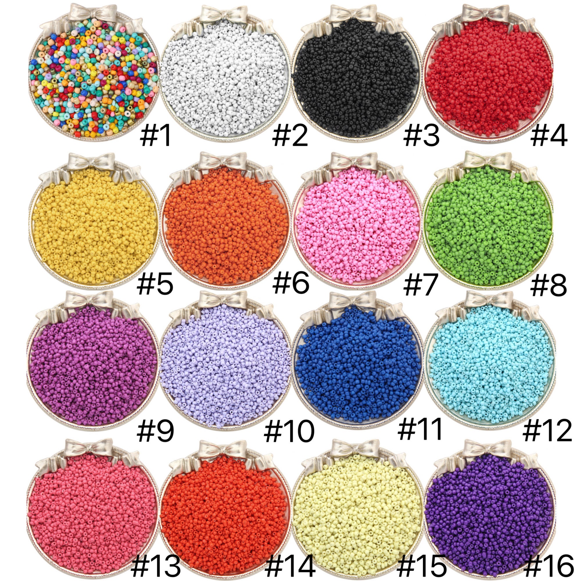 Fortløbende Umoderne Modsætte sig 2mm Assorted Seed Beads/ Rainbow Seed Beads/ Seed Beads Bulk/ - Etsy