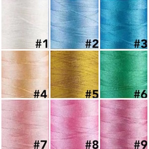 0,4 mm metallic gedraaid koord / doe-het-zelfkoord / doe-het-zelfkoord / kralenkoord / doe-het-armband- en kettingkoord / 30 yd (27,5 m) per stuk