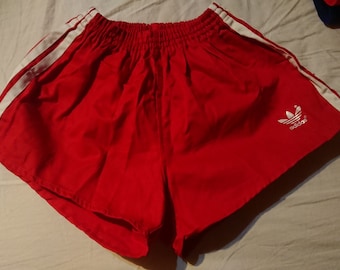 adidas red short