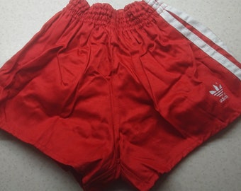 Vintage ADIDAS cotton shorts retro 80s New (Size D4)