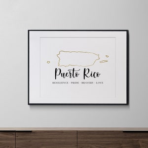 Puerto Rico| digital download/wall art / downloadable art/ Puerto Rico art/ Puerto Rico digital print/bad bunny/residencia