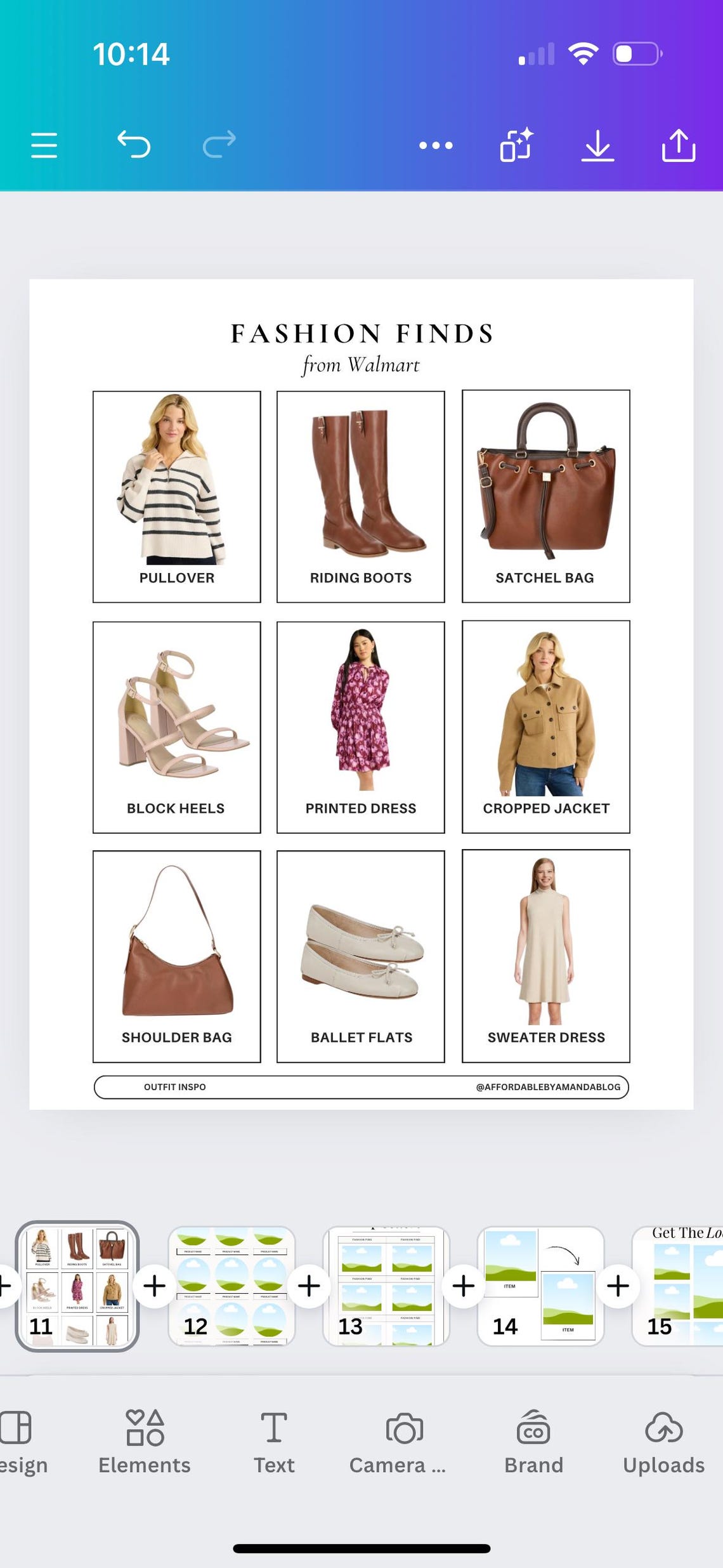 20 Modern LTK Canva Templates, Social Media Fashion Template (editable ...