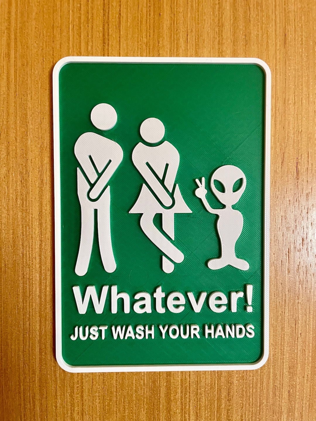 Hilarious Bathroom Sign Add Laughter to Your Lavatory 3D Etsy