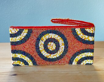 Mexican Hand Beaded Wristlet