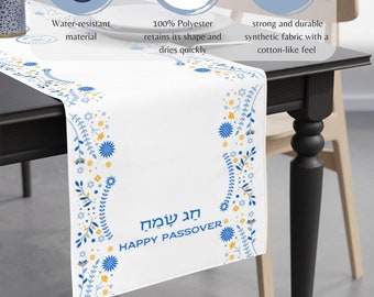 Passover Runner | Passover Table Decoration | Pesach Decor Gift | Passover Hostess Gift |