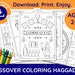 Printable Coloring Haggadah for Kids Ages 2-5, Passover for Children ...