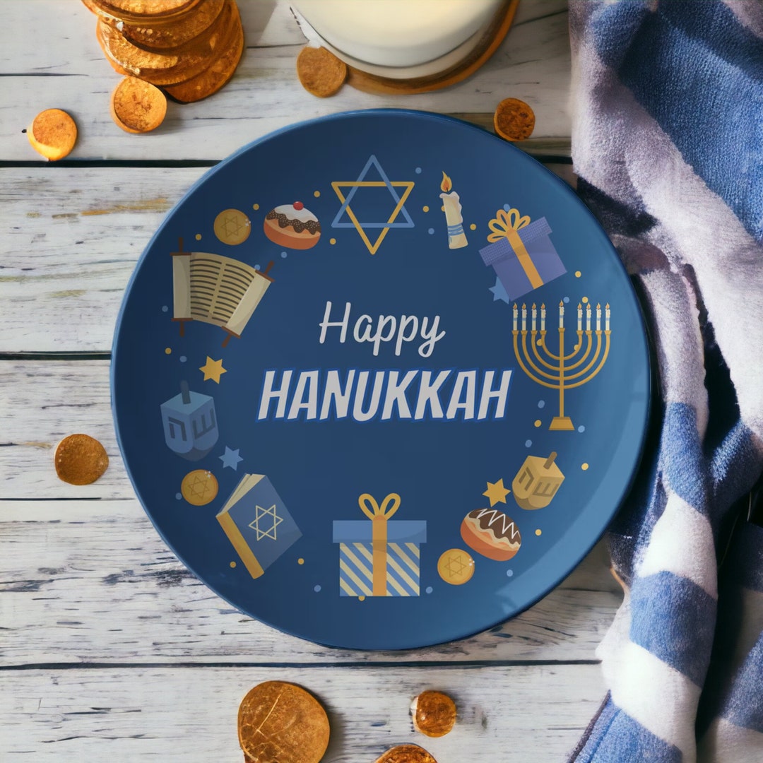 Hanukkah Plate, Hanukkah Platter, Chanukah Plates, Hanukkah Gifts