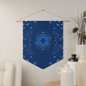 Hanukkah Pennant, Hanukkah Banner, Hanukkah Flag, Hanukkah Porch Signs, Hanukkah Sign, Hanukkah Wall Art,Hanukkah Decorations,Hanukkah Decor