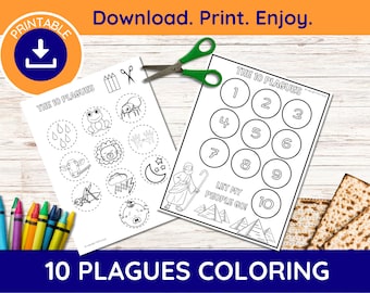 Printable Coloring Passover Ten Plagues Printable Passover Activities Passover for Children Passover for Kids Seder Activities