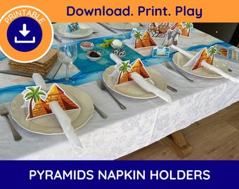 ペサハプレートギフト（4個セット）、ペサハセダーディナーテーブル