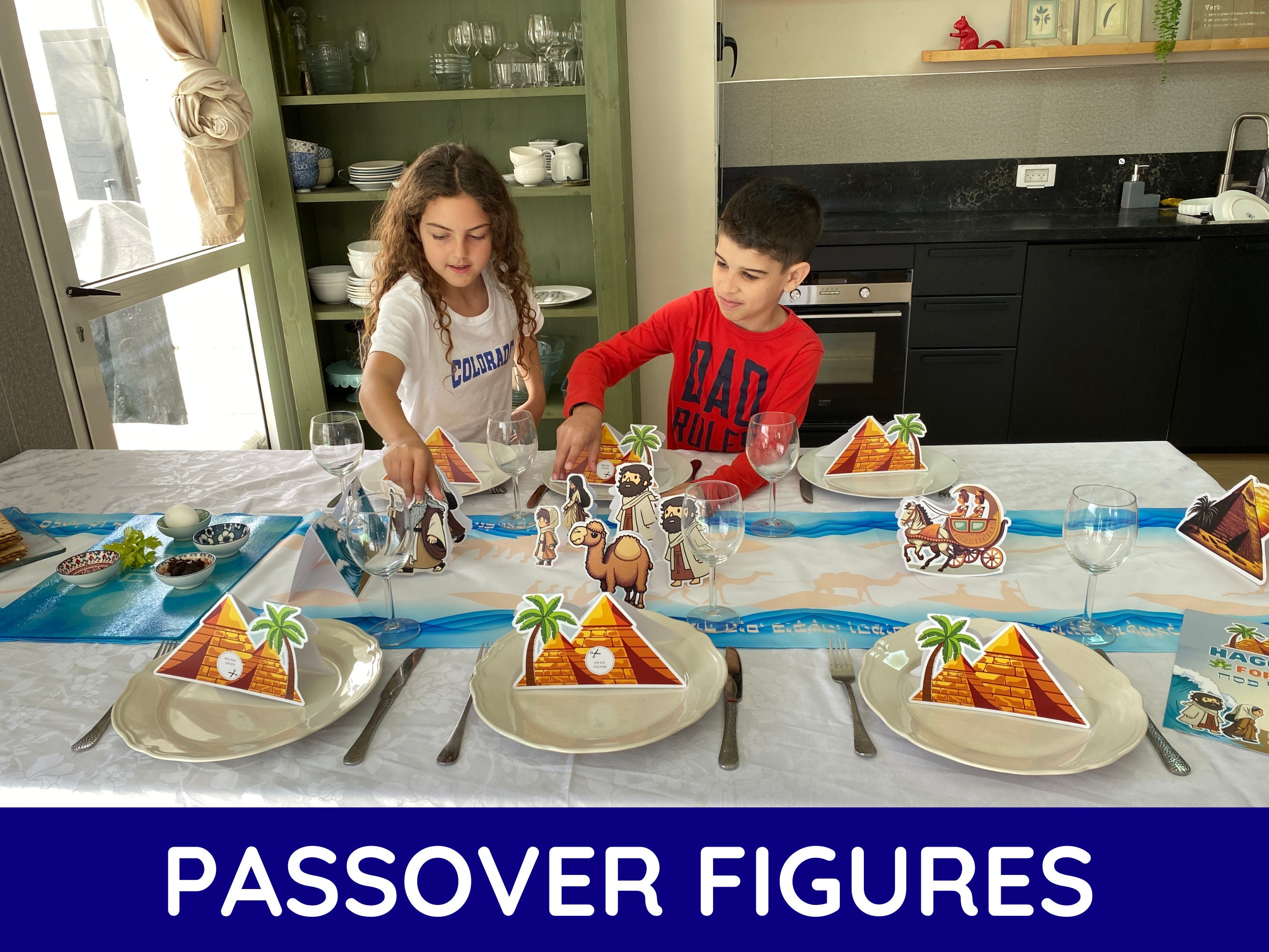Passover Display Printable Passover Figures, Seder Decoration, Passover Decorations ...