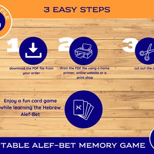 Hebrew Alphabet Memory Game Hebrew Flash Cards Hebrew - Etsy