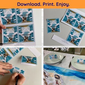 Printable Passover Place Cards, Passover Decor, Passover Decorations ...