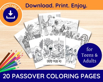 Printable 20 Passover Coloring Pages For Teens and Adults , Passover for Adults, Passover for Teens, Passover Activity
