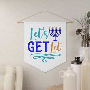 Hanukkah Pennant, Hanukkah Banner, Hanukkah Flag, Hanukkah Porch Signs, Hanukkah Sign, Hanukkah Wall Art,Hanukkah Decorations,Hanukkah Decor