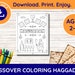 Printable Coloring Haggadah for Kids Ages 2-5, Passover for Children ...