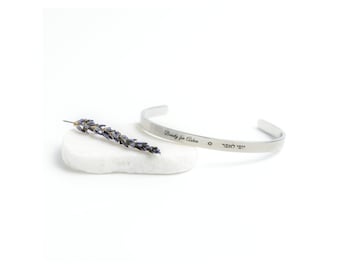Hebrew Beauty for Ashes Cuff Bracelet | Hebrew Jewelry | Jewish Women's Gift | Jewish Accessories