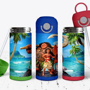 Moana Tumbler for kids with shirt option personalized