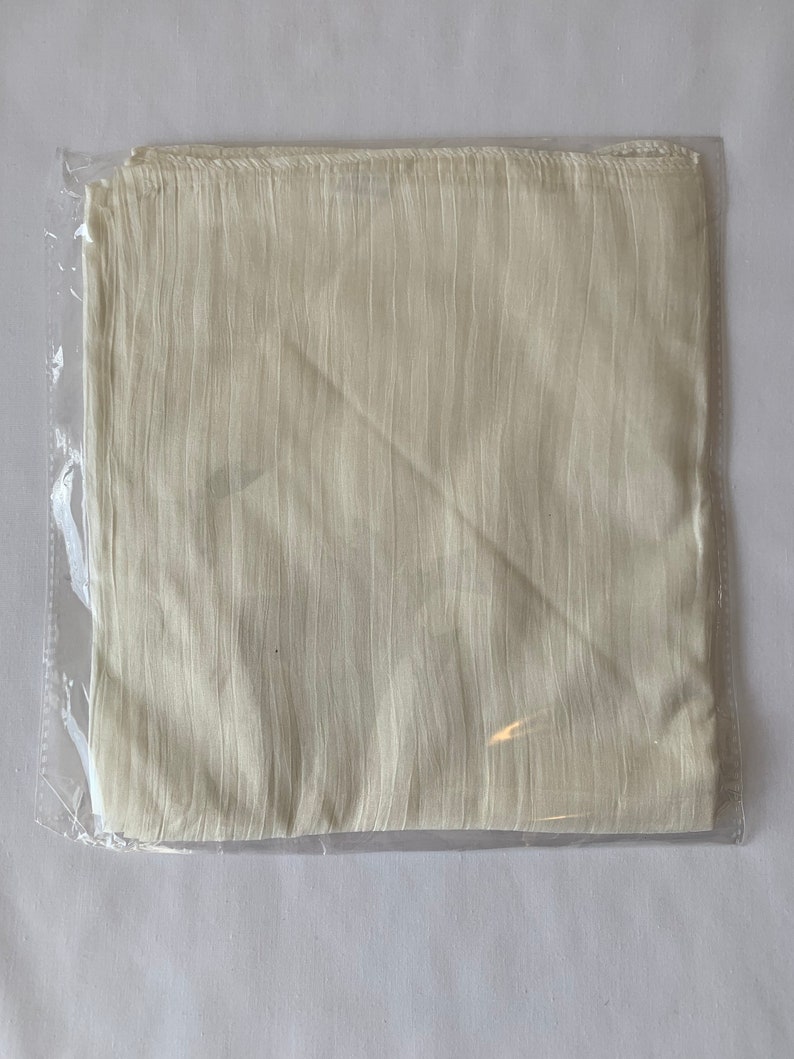 Silk Scarf, Silk Scarves, 100% Silk, Smooth Scarf, Soft Scarf, Hand Dyed Scarf, Fine Silk Scarf, Cream Scarf image 5
