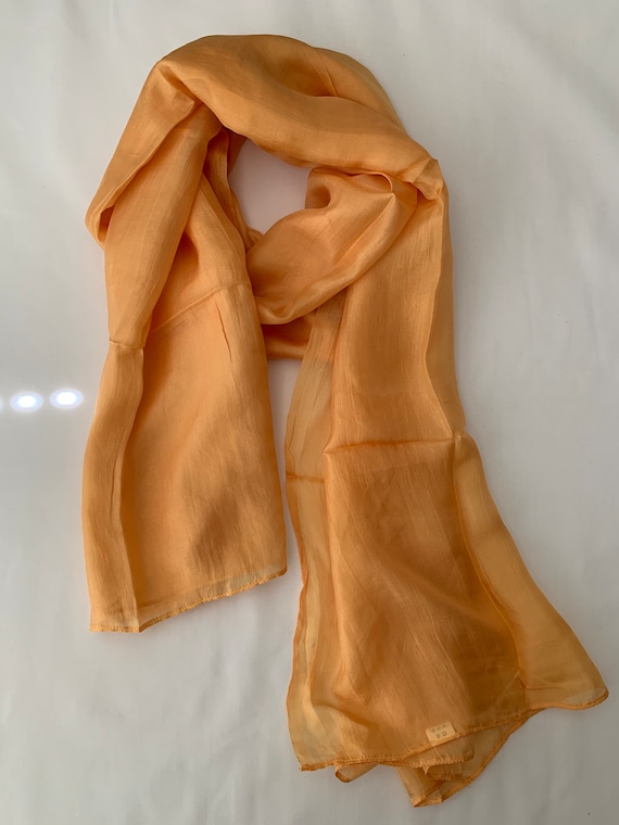 Silk Scarf Silk Scarves 100 Silk Natural Silk Scarf Smooth