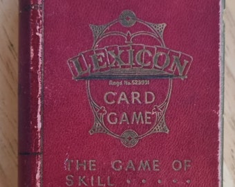 Vintage waddingtons Lexicon card game