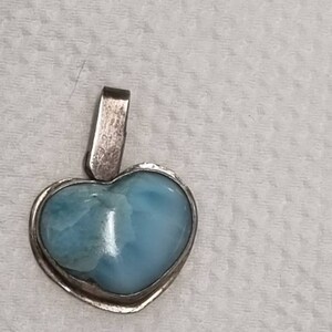 Silver heart pendant