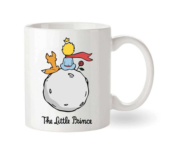 Mug Kiub Le Petit Prince - Valise, Renard Et Tour Eiffel - Porcelaine