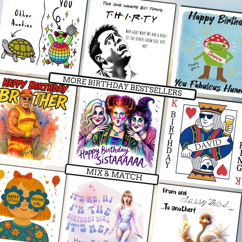 Birthday Queen Personalised Card – Funny Playing Card Design | Custom Name Birthday Card for Her, Sister, Mum, Best Friend image 4