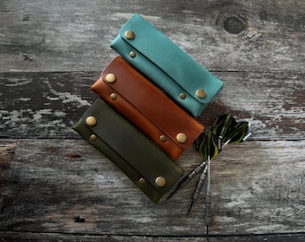 Handmade Leather Dart Case | Darts pouch